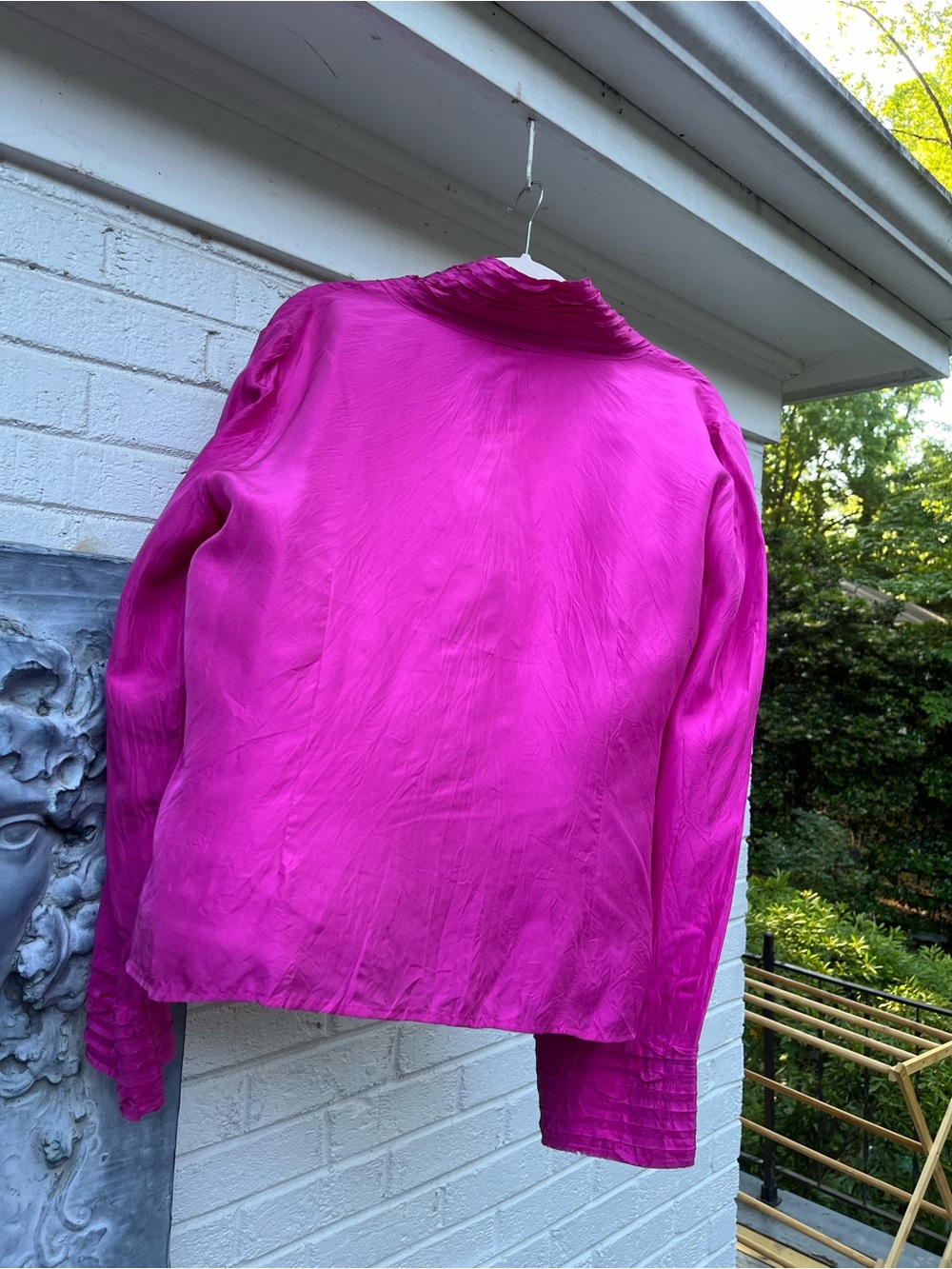 J. Jill 100% Silk pink Blouse - Picture 6 of 14